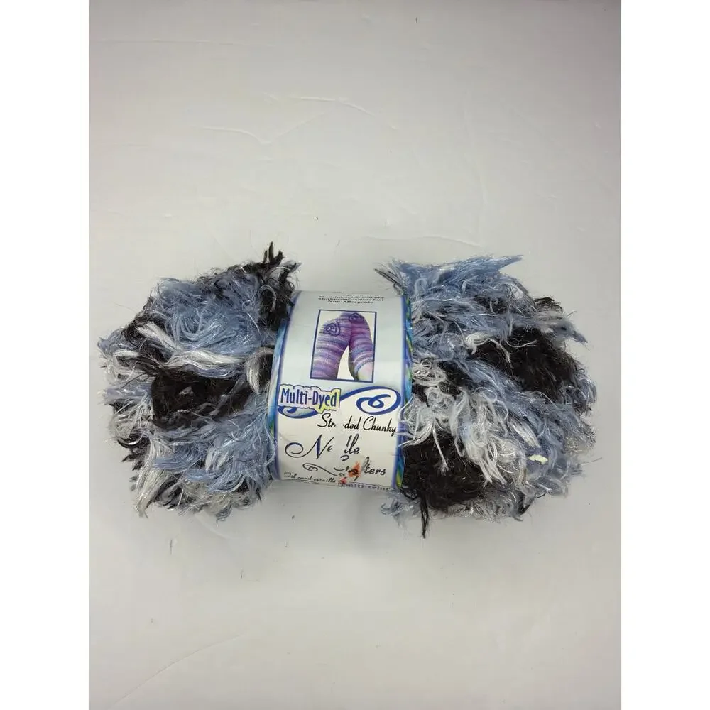 Mixed Lot 10 Oz Eyelash Fun Yarn Crochet Knit Craft DIY Gift Variegated